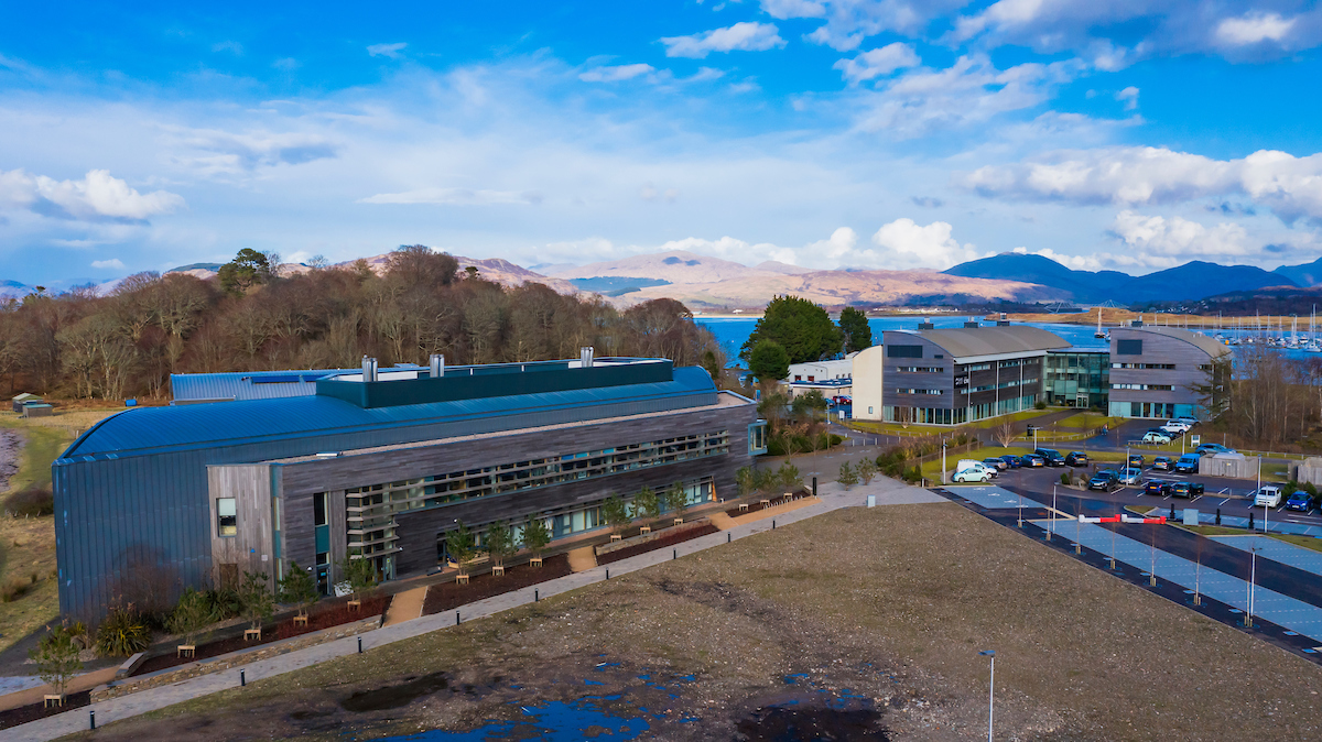 European Marine Science park view from the water front